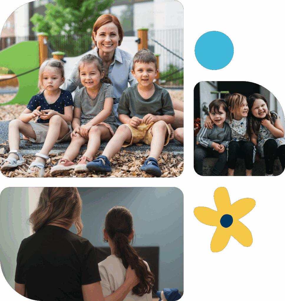 brighter strides employee with kids