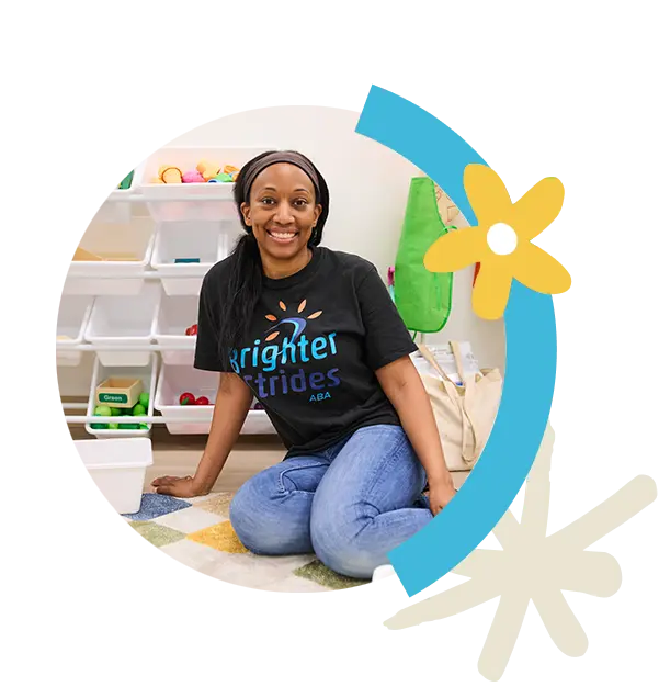 Brighter Strides Team member in classroom setting