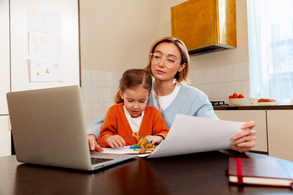 Parent seeing ABA insurance coverage with her autistic child